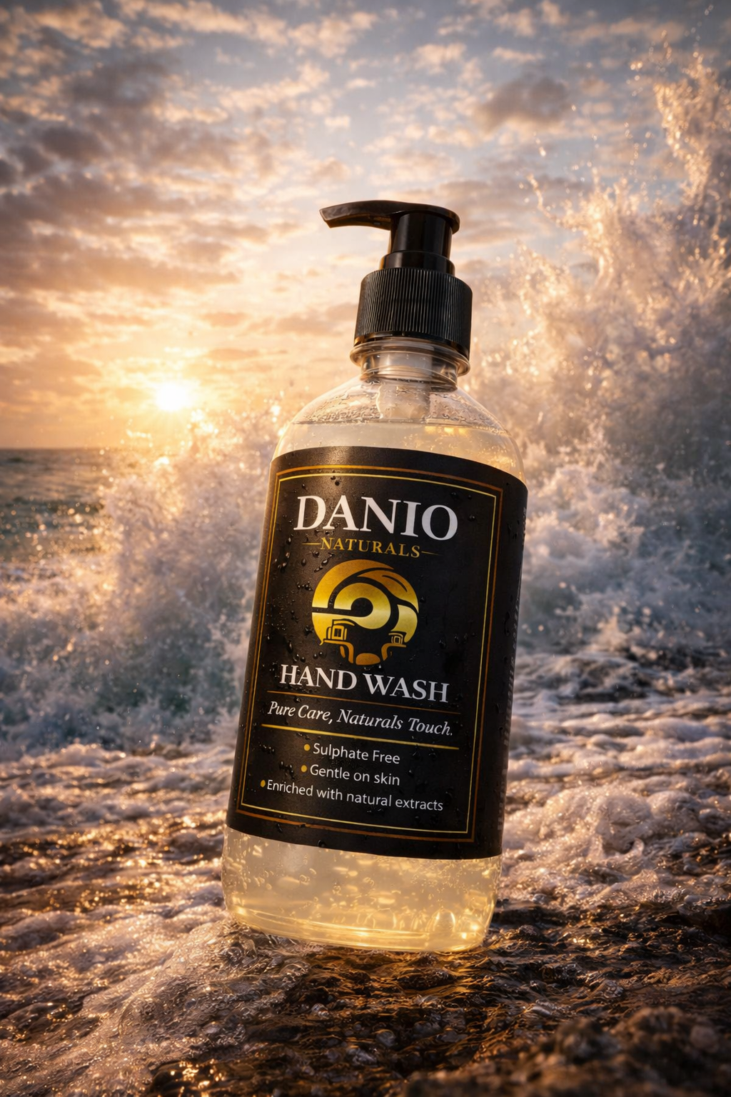 Danio Naturals Premium Hand Wash – Gentle, Sulphate-Free Cleanser with Natural Extracts