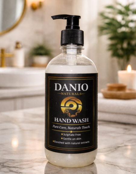 Danio Naturals Premium Hand Wash – Gentle, Sulphate-Free Cleanser with Natural Extracts